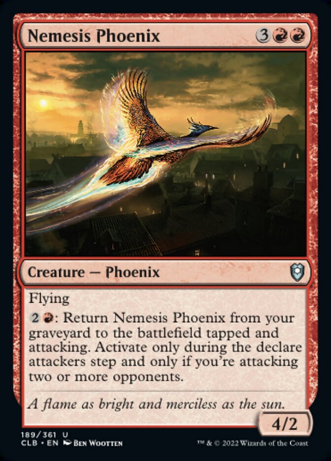 Nemesis Phoenix - [Foil] Commander Legends: Battle for Baldur's Gate (CLB)