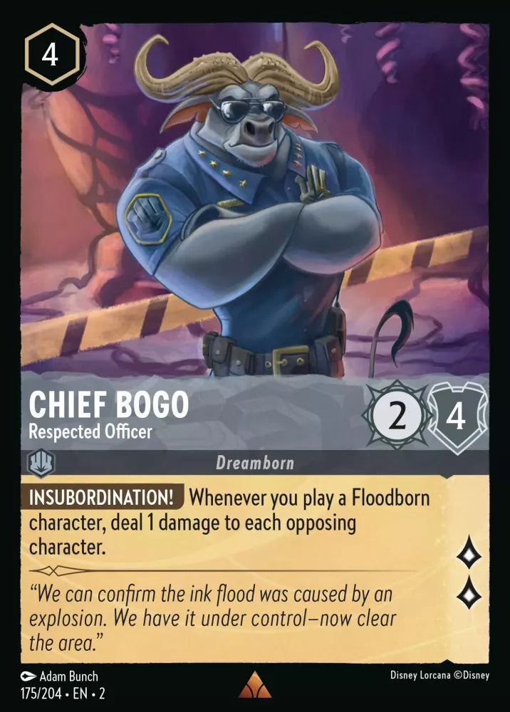Chief Bogo - Respected Officer - Rise of the Floodborn (2)