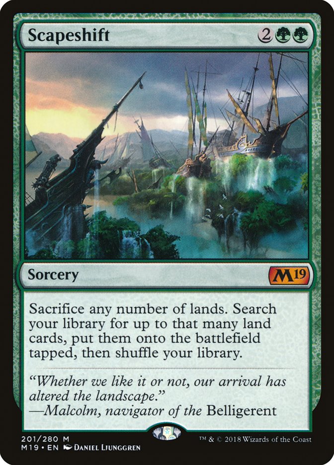 Scapeshift - [Foil] Core Set 2019 (M19)