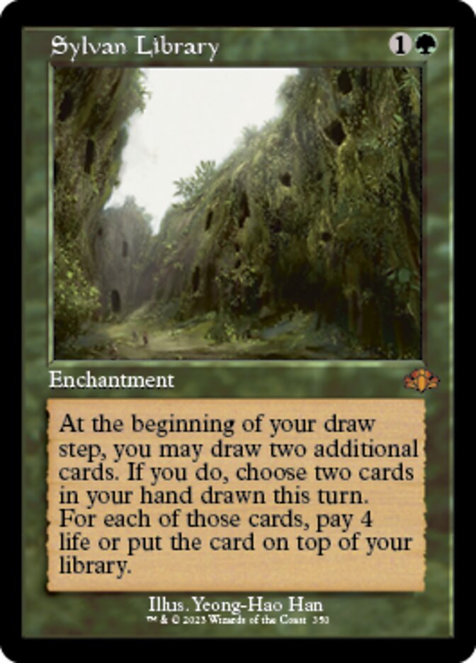 Sylvan Library - [Retro Frame] Dominaria Remastered (DMR)