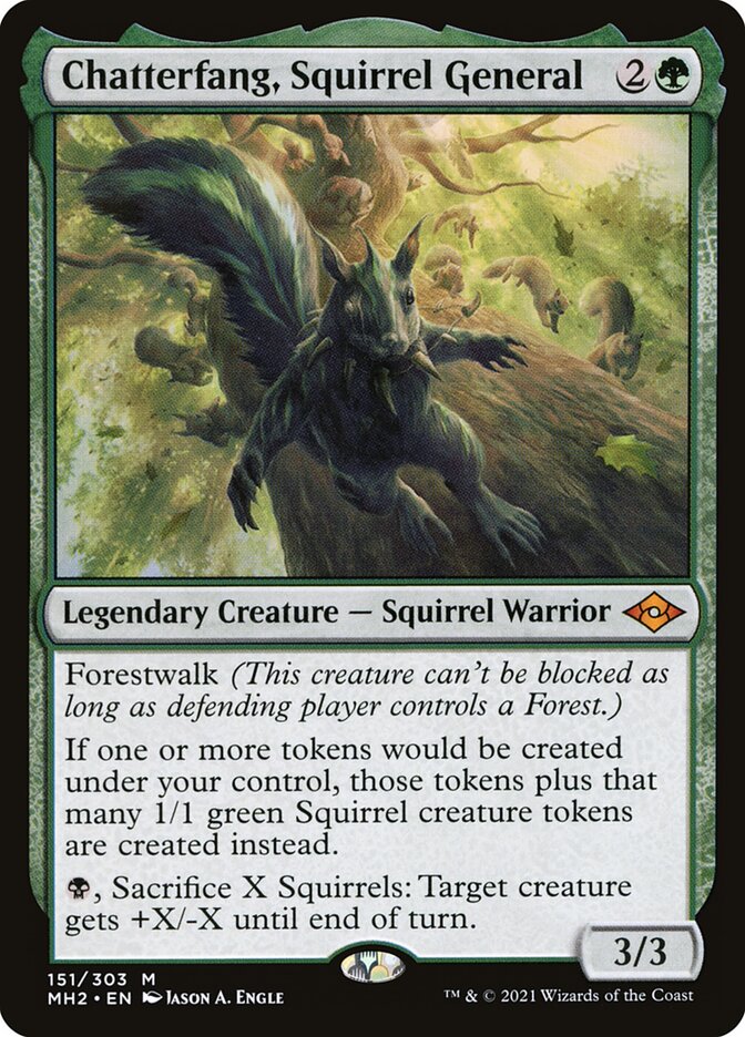 Chatterfang, Squirrel General - [Foil] Modern Horizons 2 (MH2)