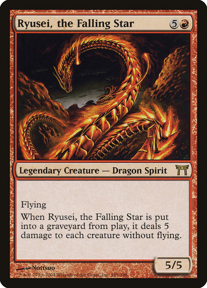 Ryusei, the Falling Star - [Foil] Champions of Kamigawa (CHK)