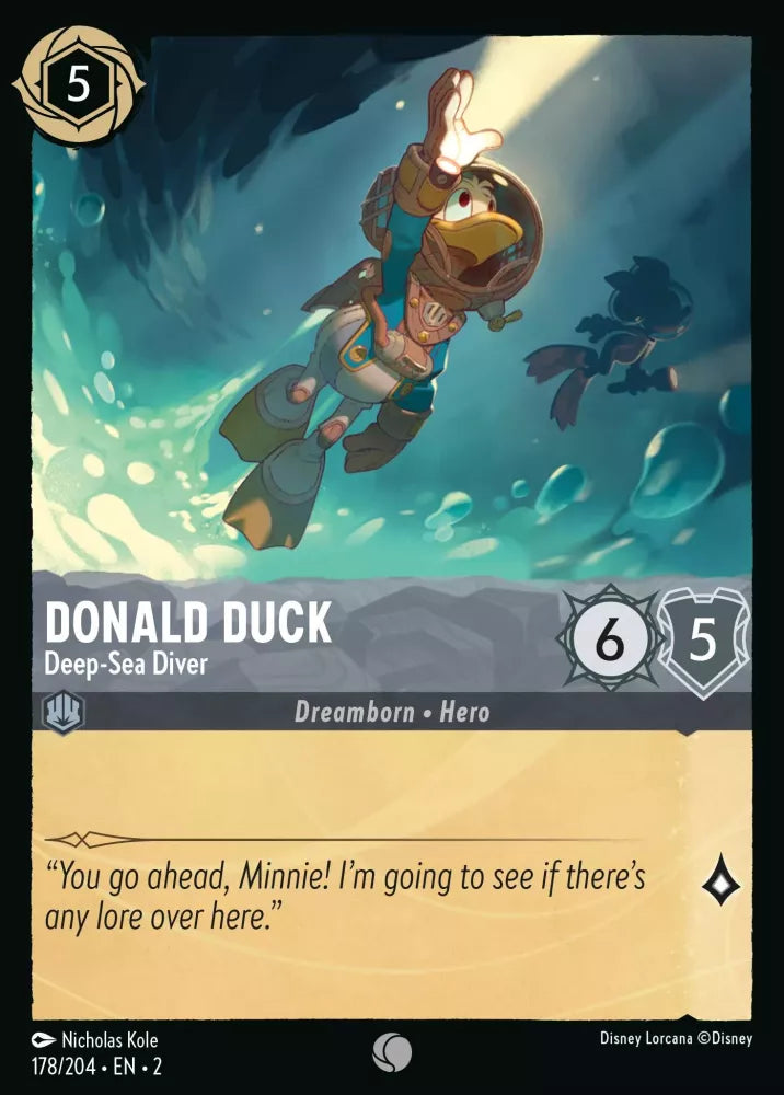 Donald Duck - Deep-Sea Diver - [Foil] Rise of the Floodborn (2)