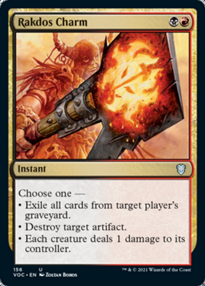 Rakdos Charm - [Foil] Crimson Vow Commander (VOC)