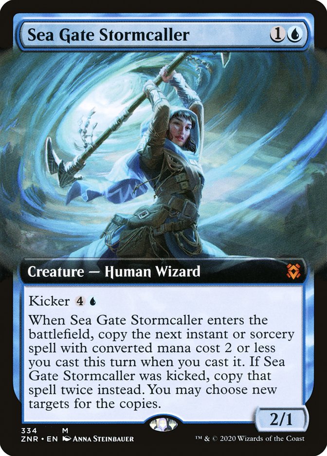 Sea Gate Stormcaller - [Extended Art] Zendikar Rising (ZNR)