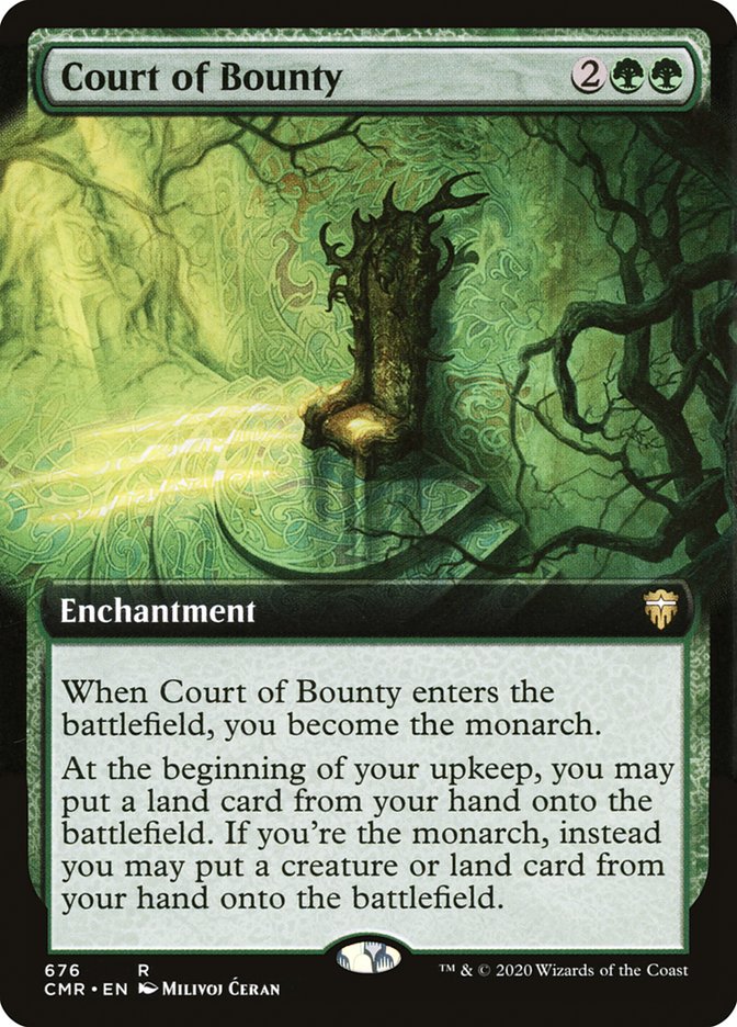 Court of Bounty - [Extended Art] Commander Legends (CMR)