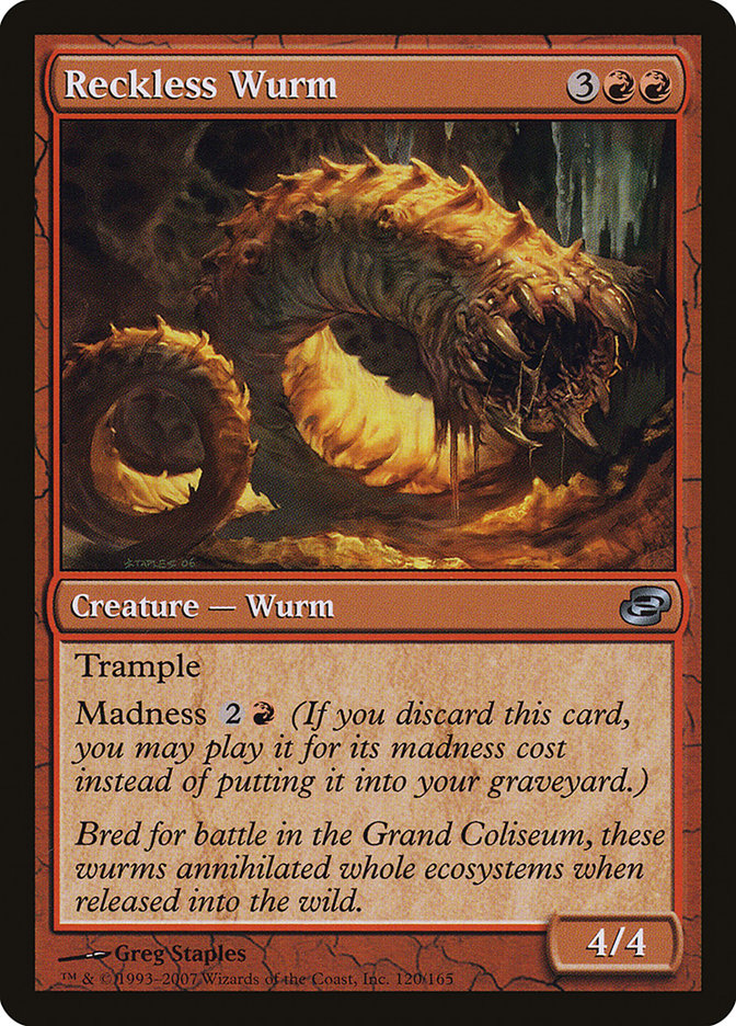 Reckless Wurm - [Foil] Planar Chaos (PLC)