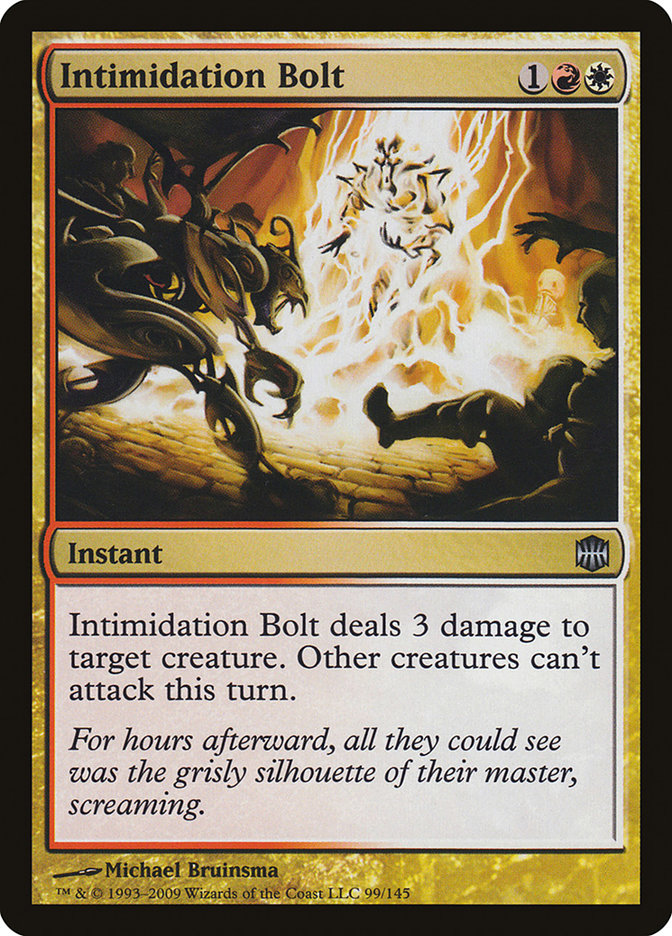 Intimidation Bolt - [Foil] Alara Reborn (ARB)
