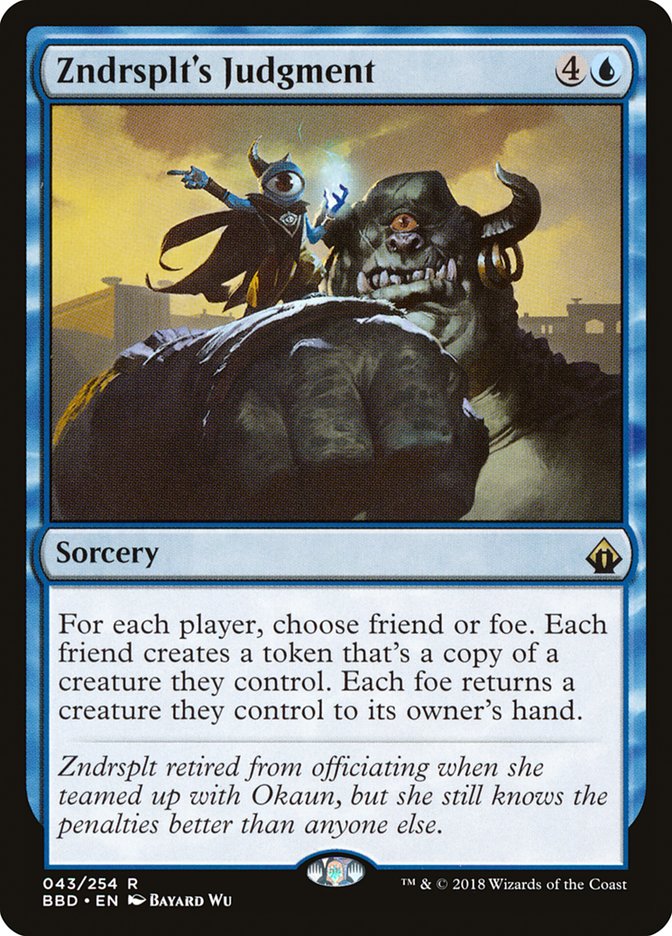 Zndrsplt's Judgment - [Foil] Battlebond (BBD)