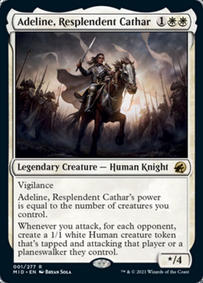 Adeline, Resplendent Cathar - Innistrad: Midnight Hunt (MID)