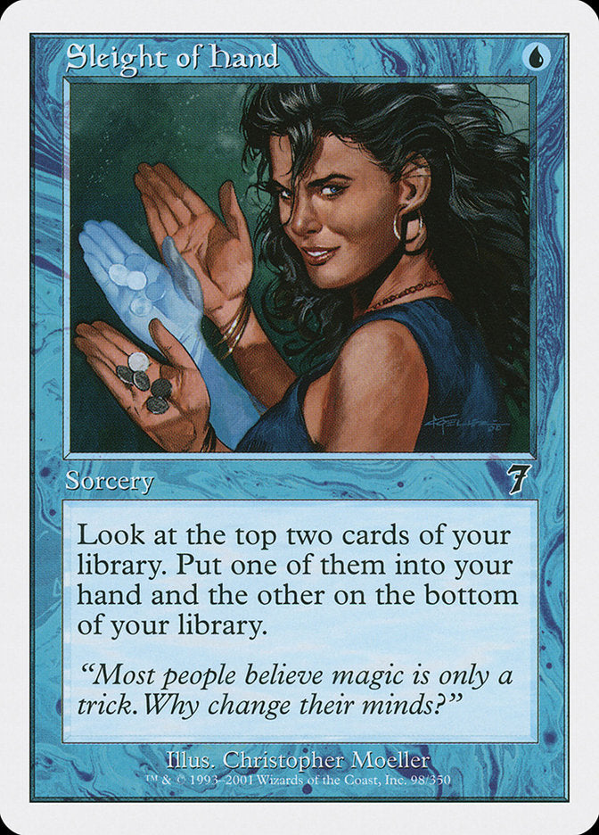 Sleight of Hand - [Foil] Seventh Edition (7ED)