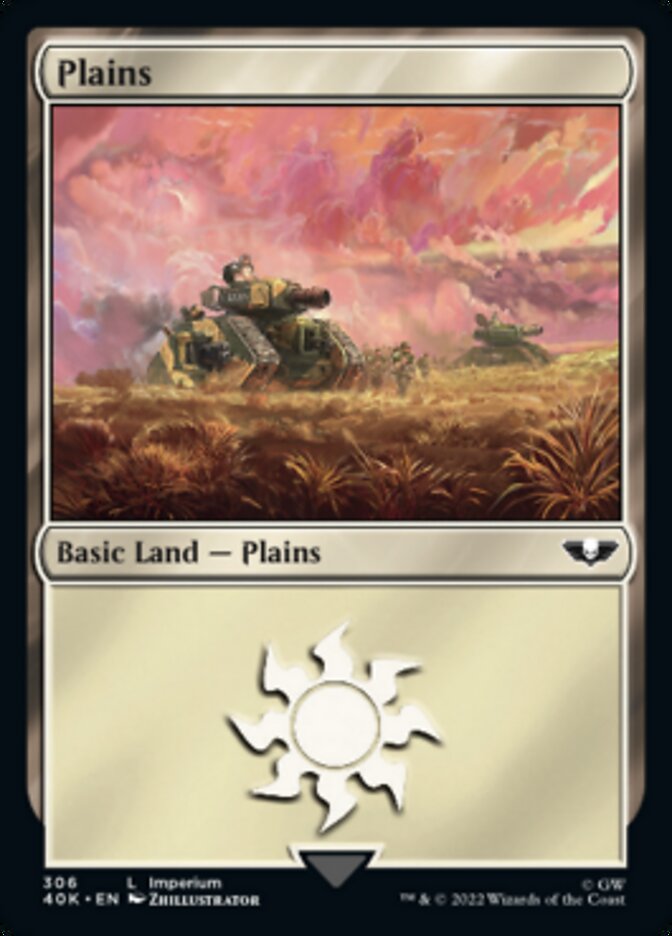 Plains - [Surge Foil] Warhammer 40,000 Commander (40K)