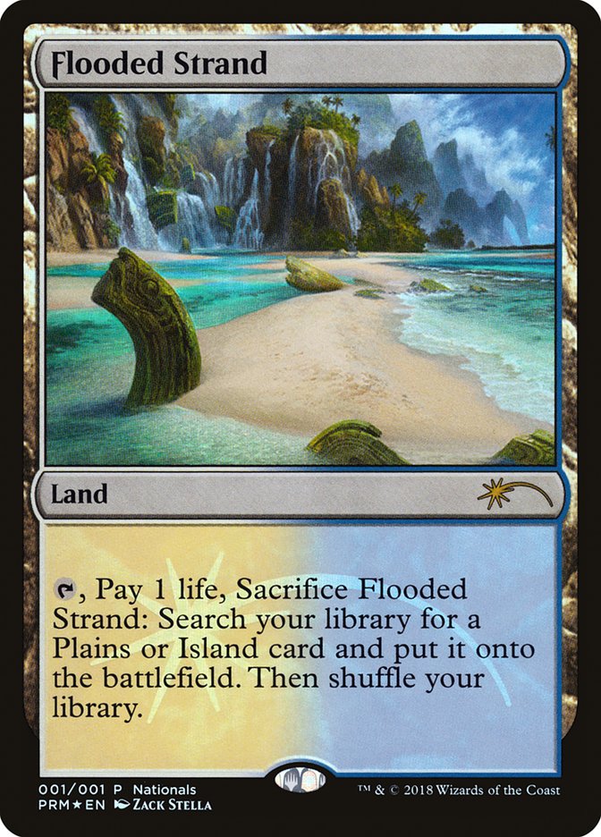 Flooded Strand - [Foil, Promo] Nationals Promos (PNAT)