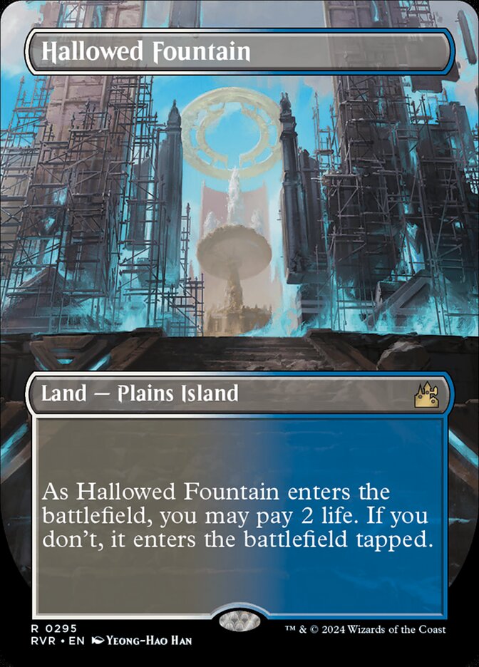 Hallowed Fountain - [Borderless] Ravnica Remastered (RVR)