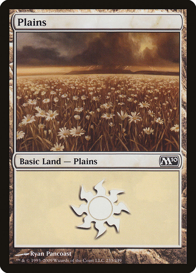Plains (233) - [Foil] Magic 2010 (M10)