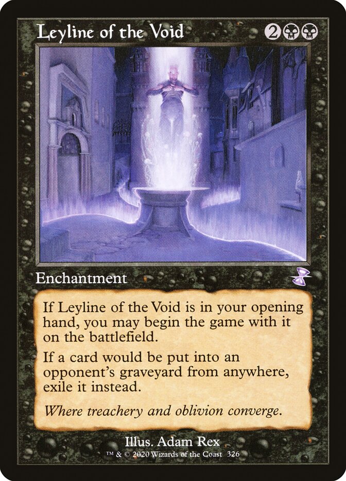 Leyline of the Void - [Foil, Retro Frame] Time Spiral Remastered (TSR)