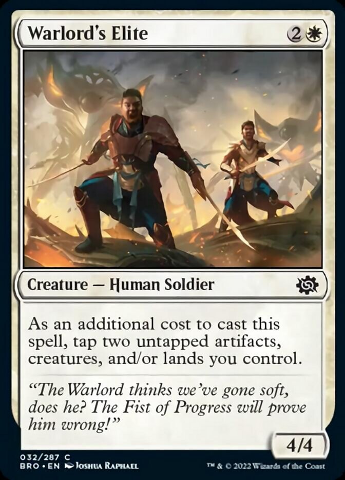 Warlord's Elite - [Foil] The Brothers' War (BRO)