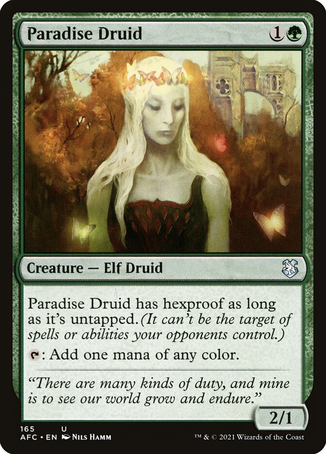 Paradise Druid - Forgotten Realms Commander (AFC)