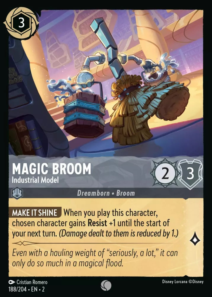 Magic Broom - Industrial Model - [Foil] Rise of the Floodborn (2)