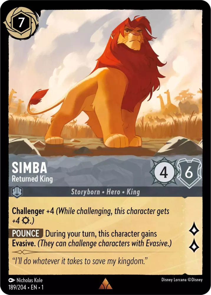 Simba - Returned King - [Foil] The First Chapter (1)
