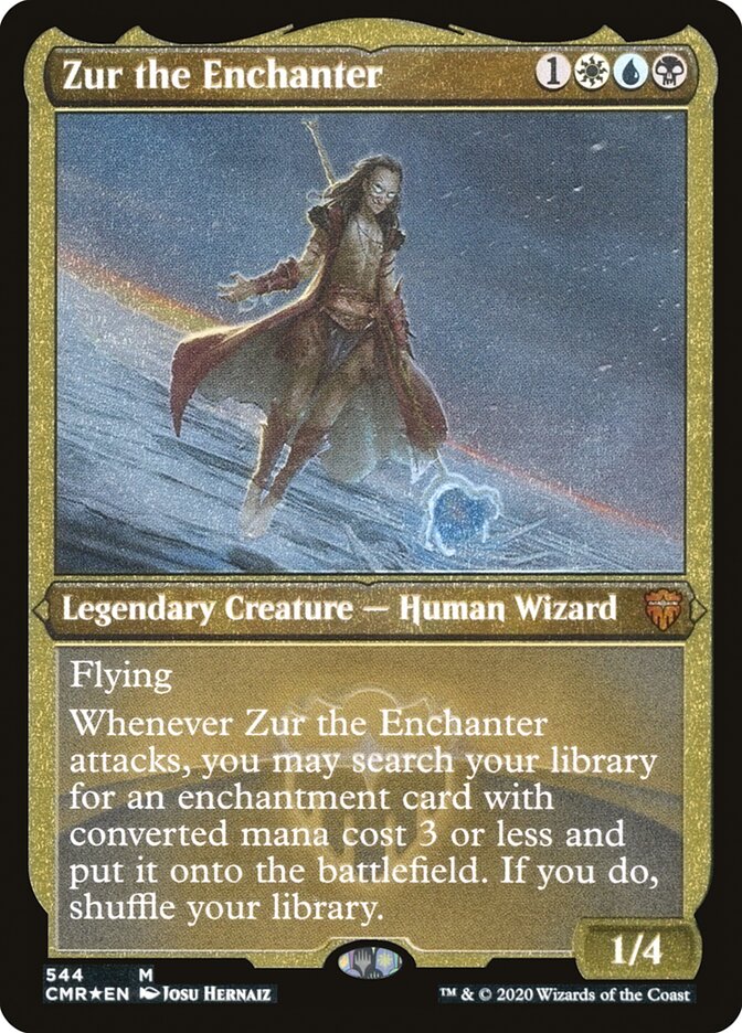 Zur the Enchanter - [Etched Foil] Commander Legends (CMR)