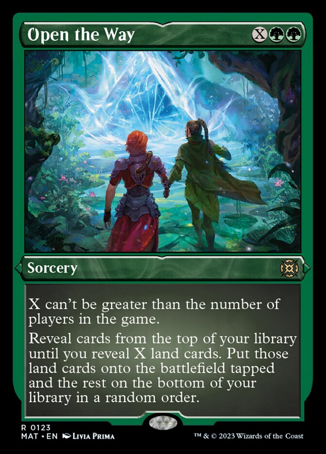 Open the Way - [Etched Foil] March of the Machine: The Aftermath (MAT)