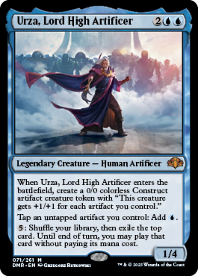 Urza, Lord High Artificer - Dominaria Remastered (DMR)