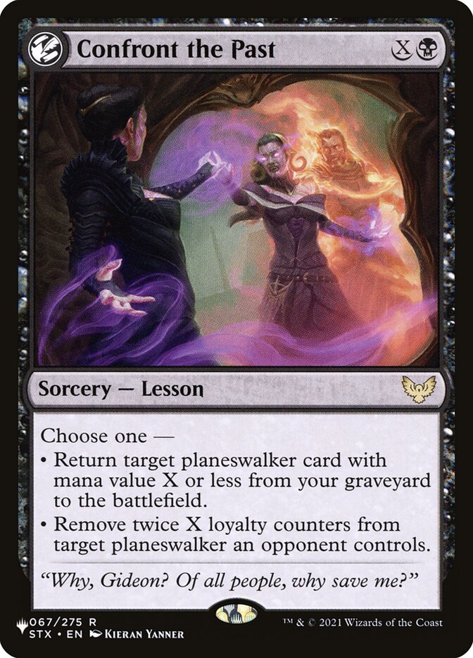 Confront the Past - [Foil] The List (PLIST)