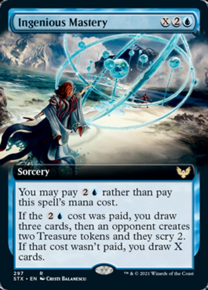 Ingenious Mastery - [Foil, Extended Art] Strixhaven: School of Mages (STX)