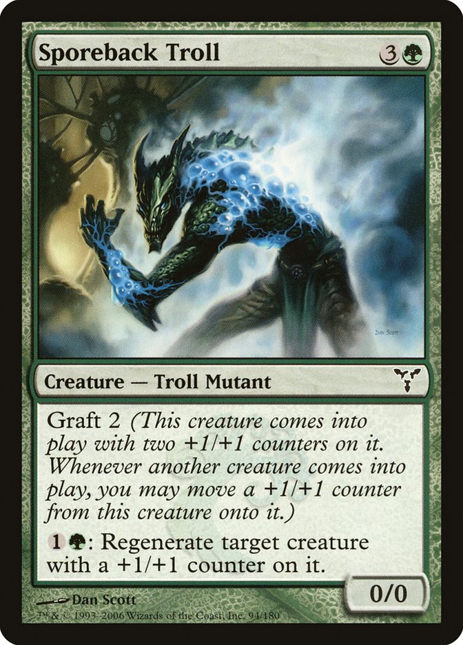 Sporeback Troll - [Foil] Dissension (DIS)