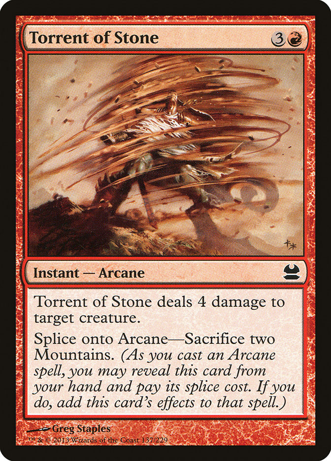 Torrent of Stone - [Foil] Modern Masters (MMA)