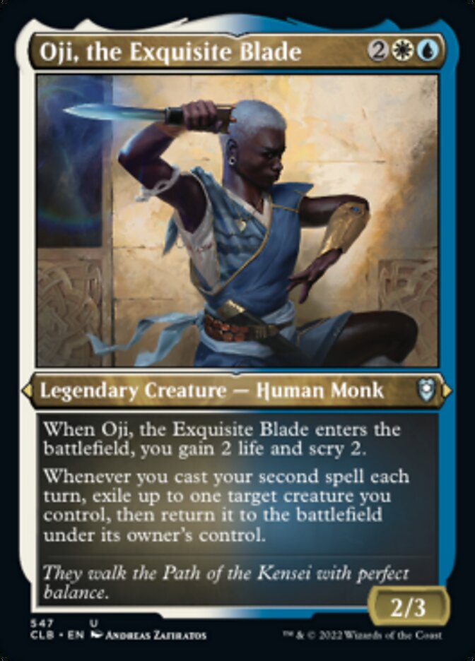 Oji, the Exquisite Blade - [Etched Foil] Commander Legends: Battle for Baldur's Gate (CLB)