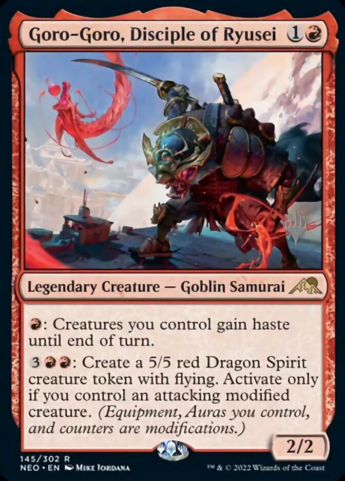 Goro-Goro, Disciple of Ryusei - [Promo] Kamigawa: Neon Dynasty Promos (PNEO)