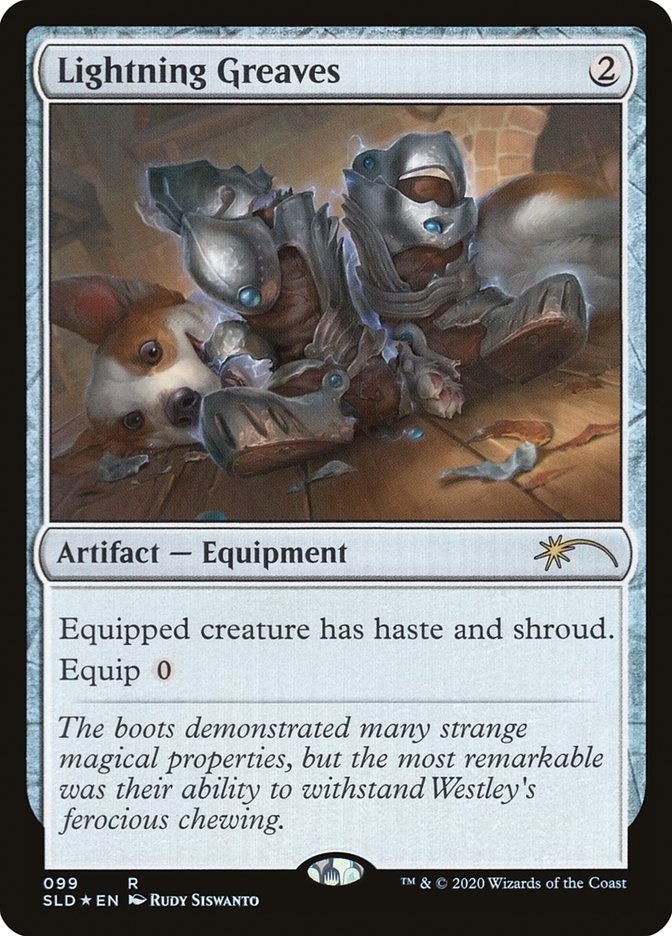 Lightning Greaves (99) - [Foil] Secret Lair Drop (SLD)