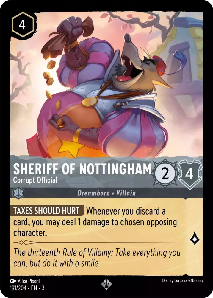 Sheriff of Nottingham - Corrupt Official - [Foil] Into the Inklands (3)