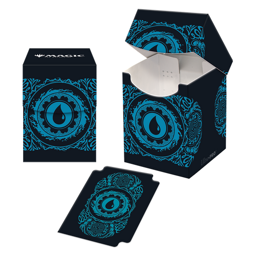 Magic: The Gathering Mana 7 Island (Blue) 100+ Deck Box - Ultra Pro Deck Boxes