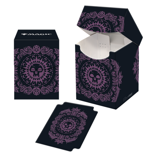 Magic: the Gathering Mana 7 Swamp (Black) 100+ Deck Box - Ultra Pro Deck Boxes