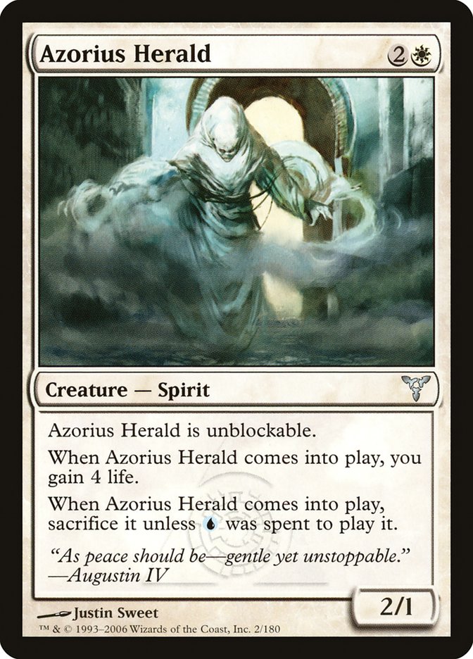 Azorius Herald - [Foil] Dissension (DIS)
