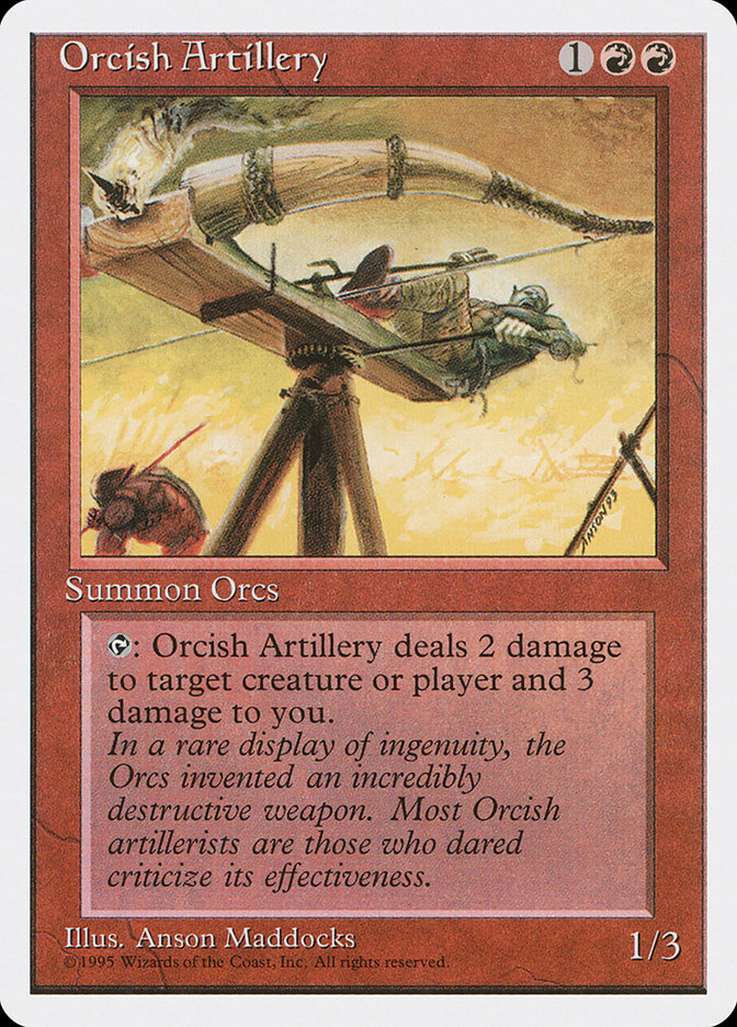 Orcish Artillery - Fourth Edition (4ED)