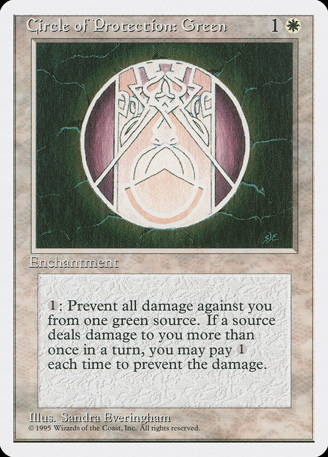 Circle of Protection: Green - Fourth Edition (4ED)