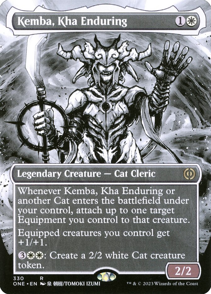 Kemba, Kha Enduring - [Foil, Borderless Manga] Phyrexia: All Will Be One (ONE)