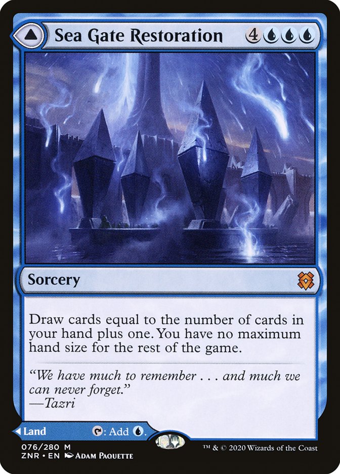 Sea Gate Restoration // Sea Gate, Reborn - [Foil] Zendikar Rising (ZNR)