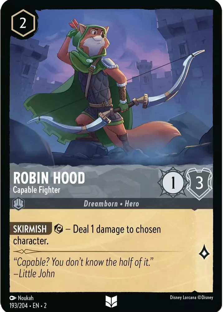 Robin Hood - Capable Fighter - [Foil] Rise of the Floodborn (2)