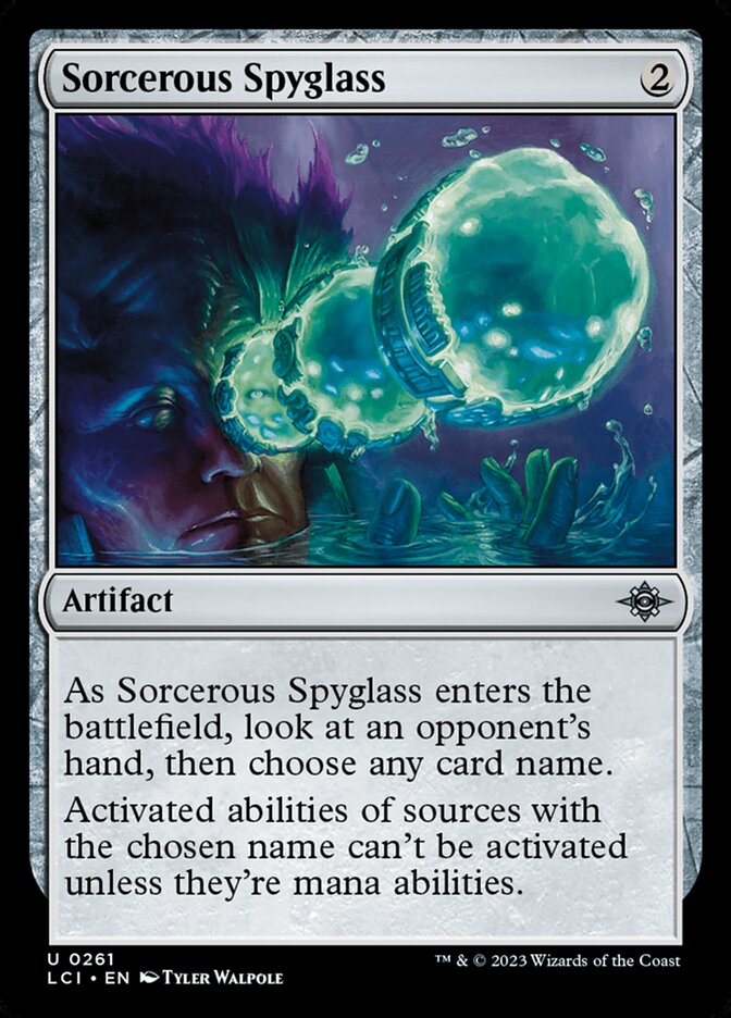 Sorcerous Spyglass - [Foil] The Lost Caverns of Ixalan (LCI)