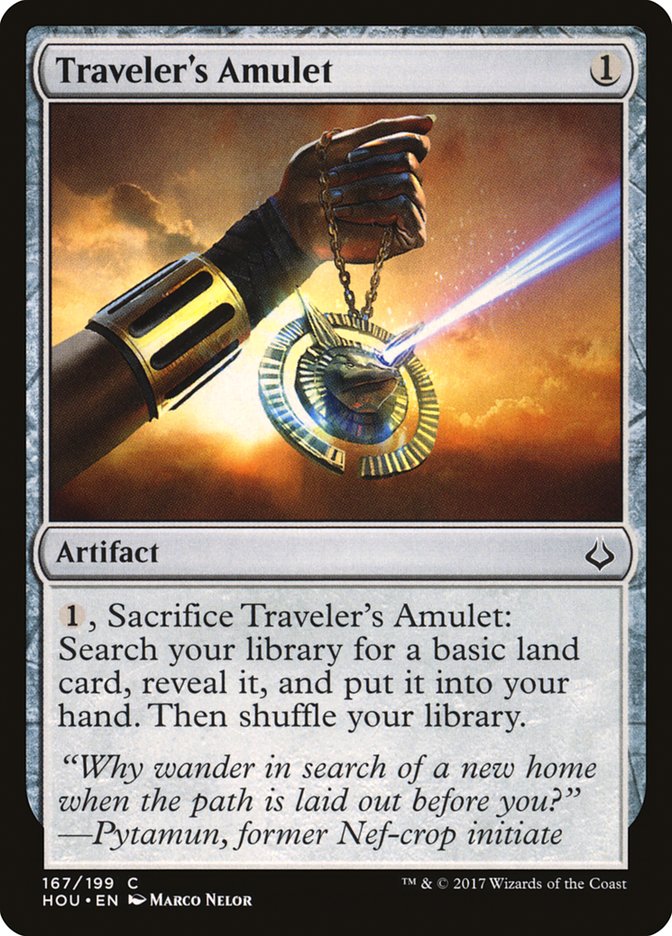 Traveler's Amulet - Hour of Devastation (HOU)