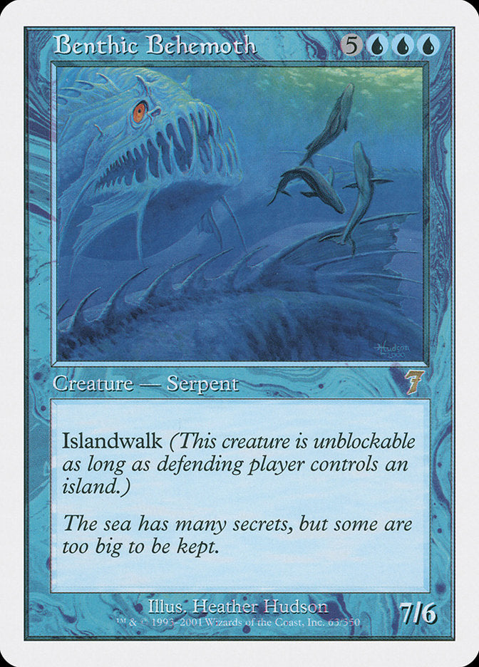 Benthic Behemoth - [Foil] Seventh Edition (7ED)