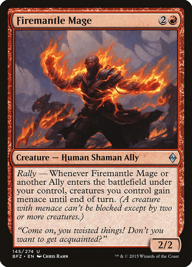 Firemantle Mage - [Foil] Battle for Zendikar (BFZ)