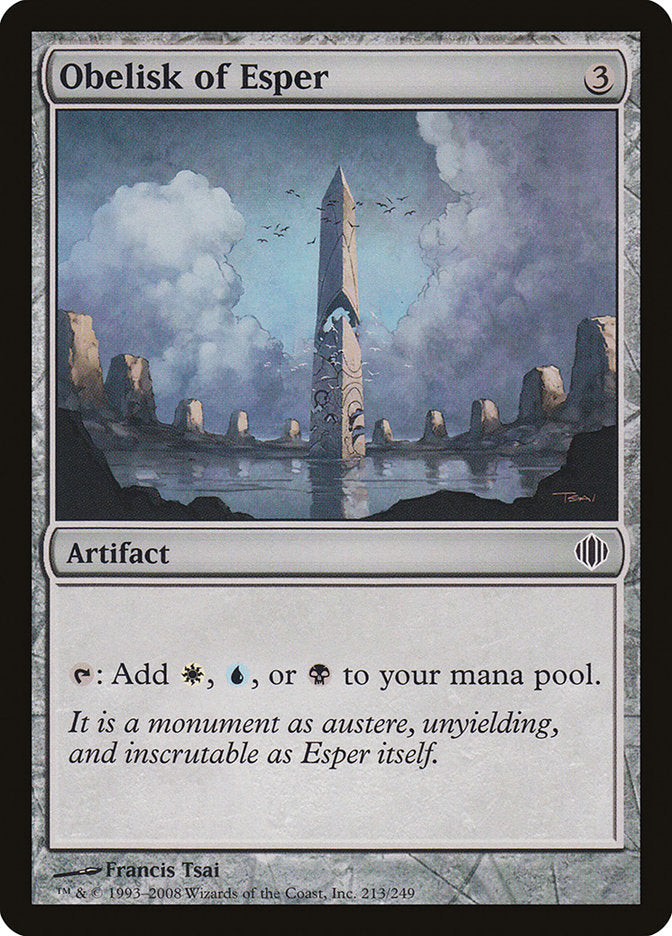 Obelisk of Esper - [Foil] Shards of Alara (ALA)