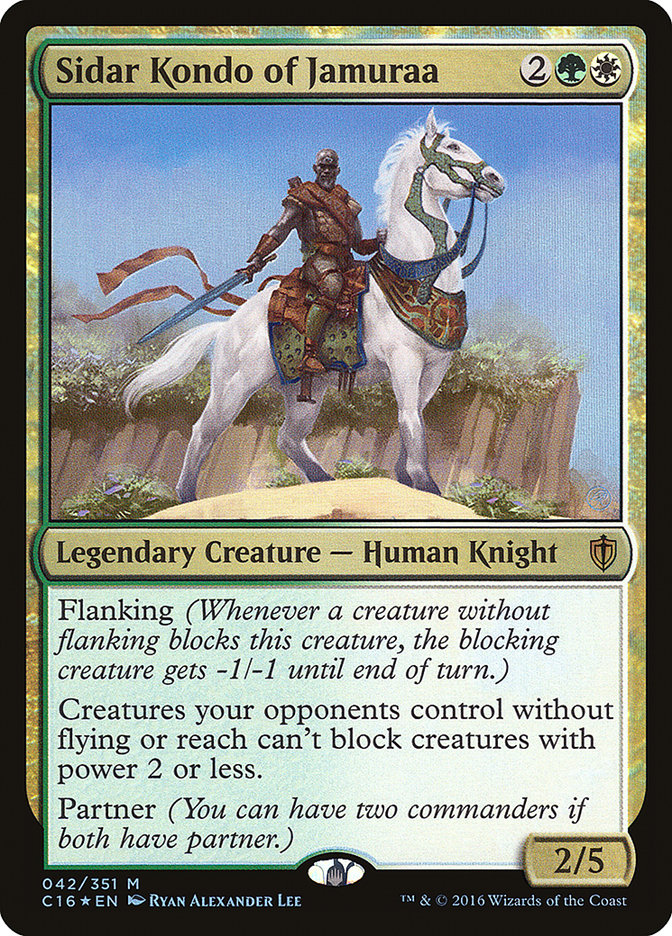 Sidar Kondo of Jamuraa - [Foil] Commander 2016 (C16)