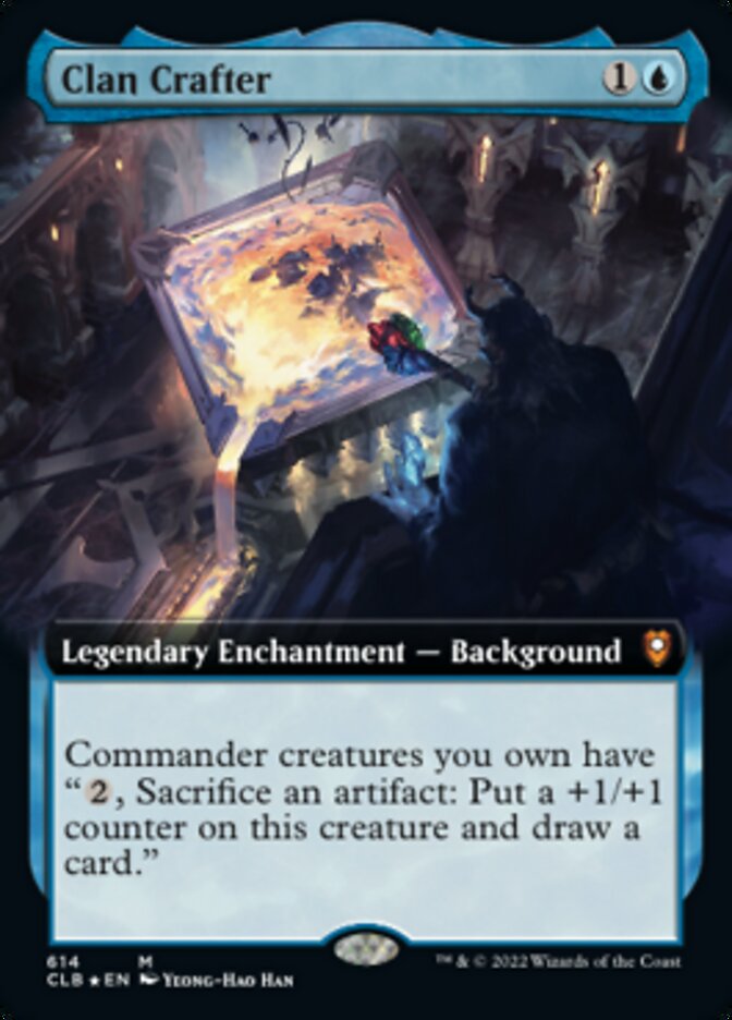 Clan Crafter - [Foil, Extended Art] Commander Legends: Battle for Baldur's Gate (CLB)